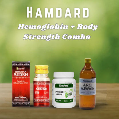 Hamdard Hemoglobin + Body Strength Combo