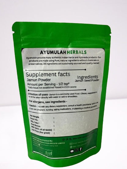 Ayumulah Jamun Seed Powder