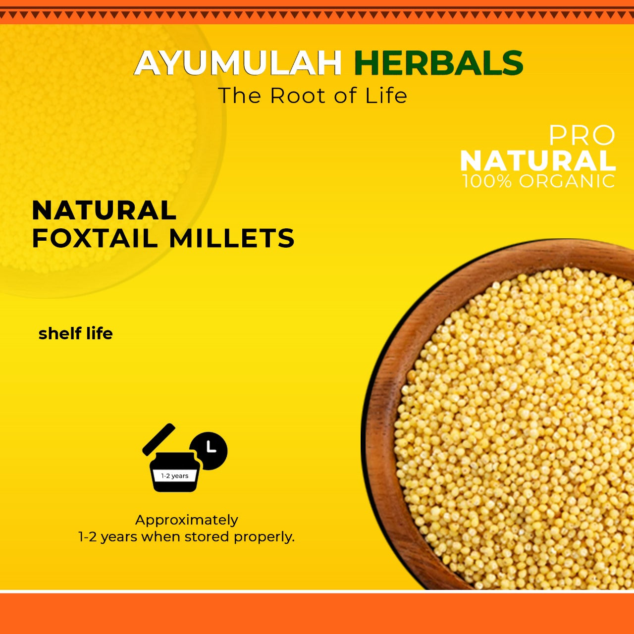 Ayumulah Foxtail Millets