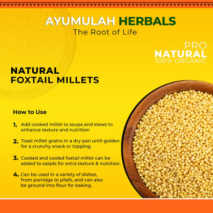 Ayumulah Foxtail Millets