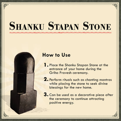 How to use Shanku Stapan Stone