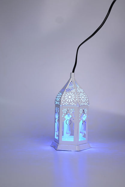 White LED Decorative Lantern Flameless Diwali & Festive Light