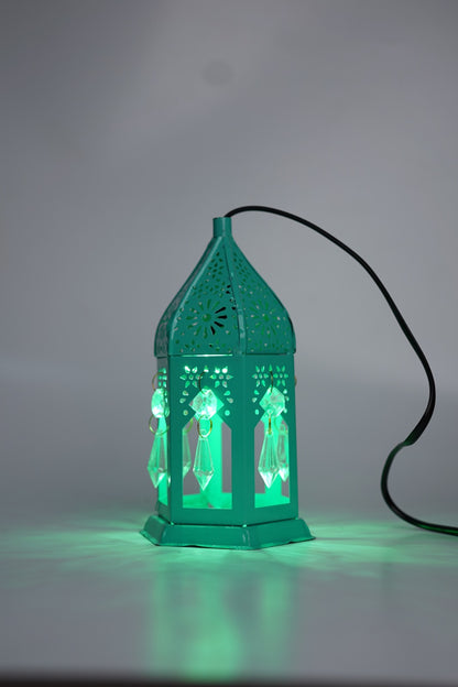 Decorative Diwali Green Light Lantern