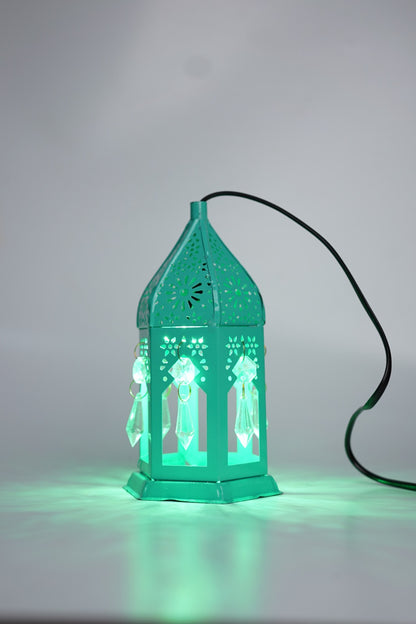 Decorative Diwali Green Light Lantern
