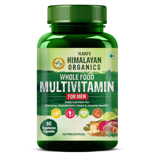 Himalayan Organics Whole Food Multivitamin for Men Vegicap