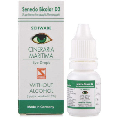 Dr Willmar Schwabe Germany Cineraria Maritima Without Alcohol Eye Drop 10ml