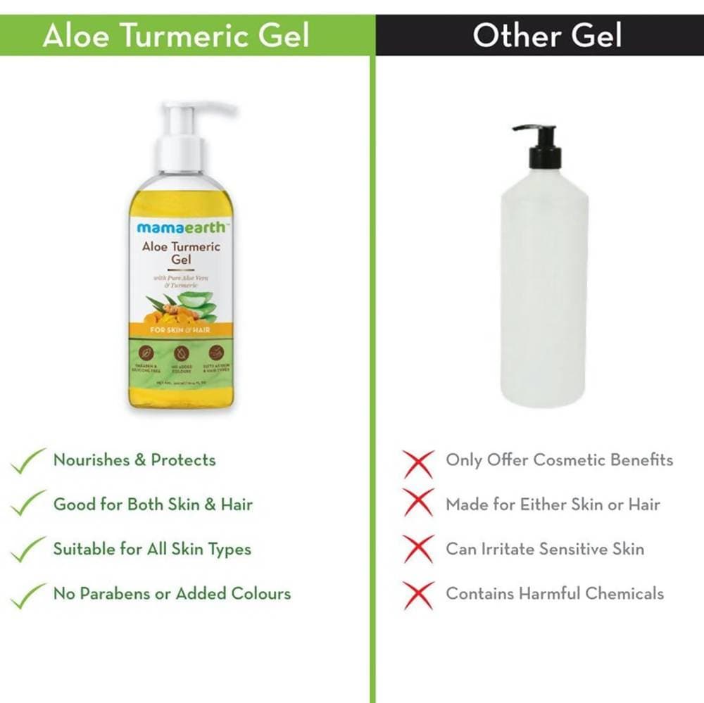 Mamaearth Aloe Turmeric Gel For Skin and Hair