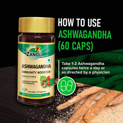 Zandu Ashwagandha Immunity Booster Capsules