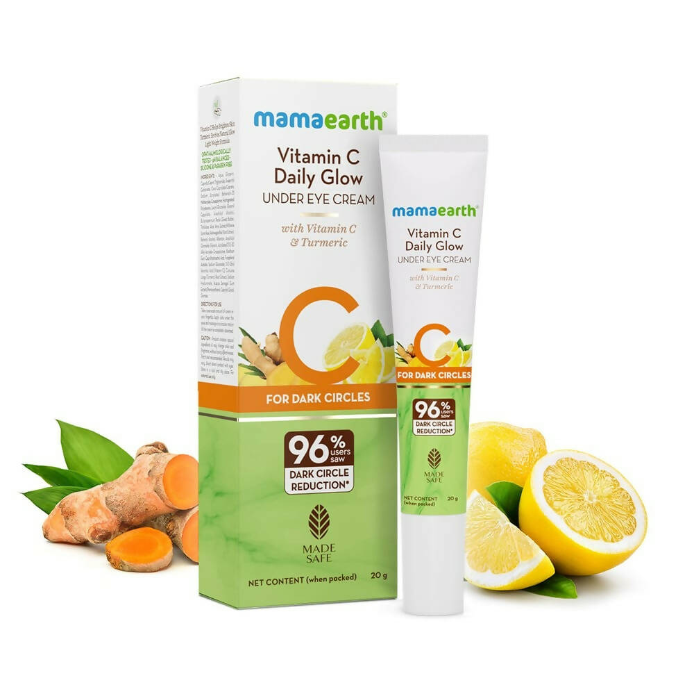 Mamaearth Vitamin C Daily Glow Under Eye Cream with Vitamin C and Turmeric