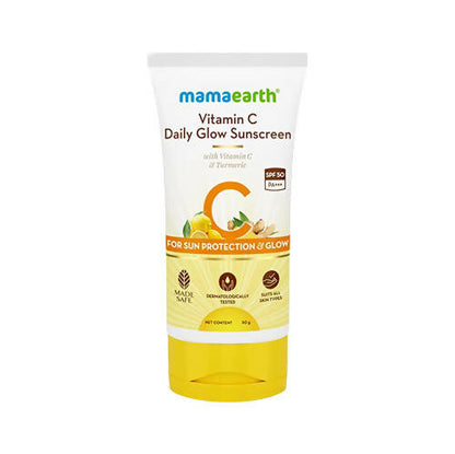 Mamaearth Vitamin C Daily Glow Sunscreen for Sun Protection and Glow