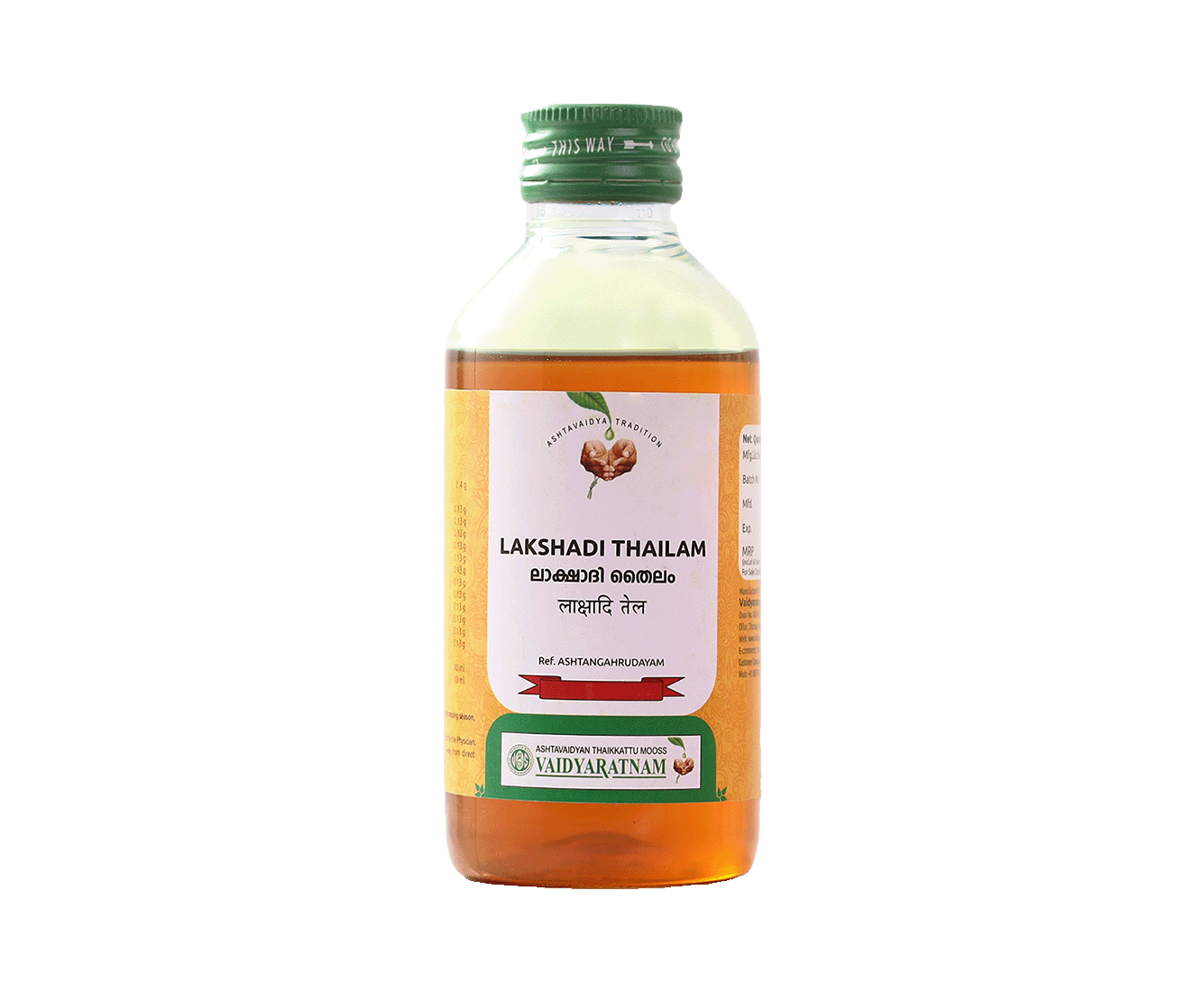 Vaidyaratnam Lakshadi Oil