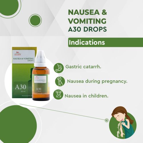 Allen A30 Nausea & Vomiting Drop - PUSHMYCART