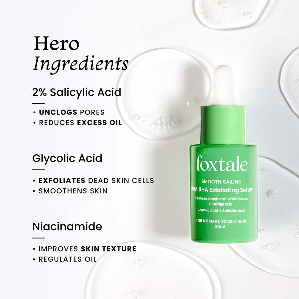 Foxtale AHA BHA Exfoliating Serum