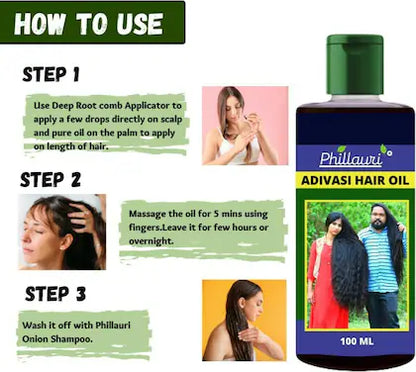 Adivasi Jadibuti Natural Herbal Hair Oil