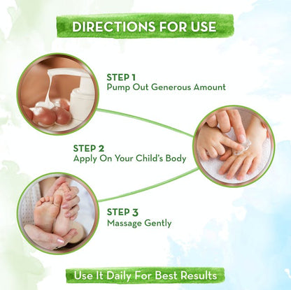 Mamaearth Agent Apple Body Lotion for Kids with Apple and Oat Milk