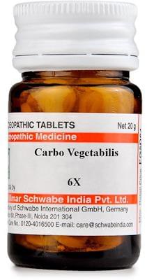 Dr Willmar Schwabe India Carbo Vegetabilis Trituration Tablet 6X