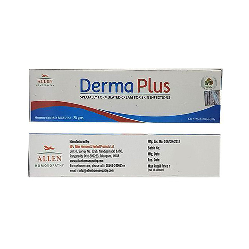 Allen Derma Plus Cream tube of 25 gm