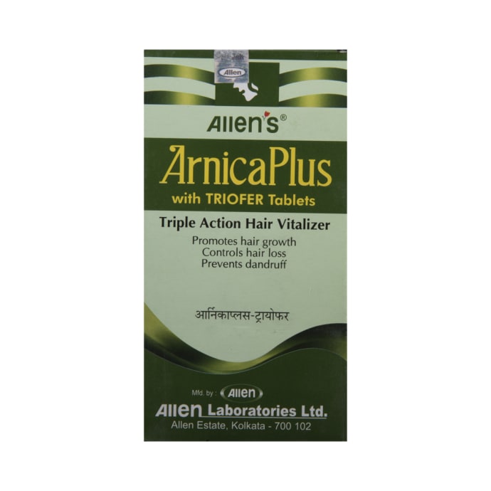 Allen's Arnica Plus Hair Vitalizer 100 Ml+ Triofer 50 Tablets packet of 1 Kit