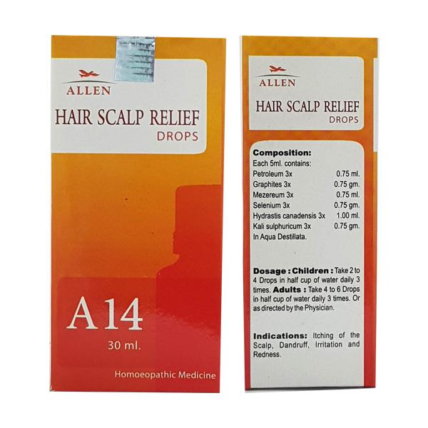 Allen A14 Hair Scalp Relief Drop - PUSHMYCART