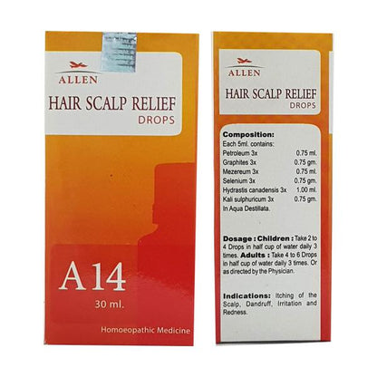 Allen A14 Hair Scalp Relief Drop - PUSHMYCART