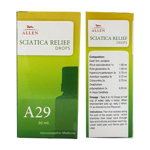 Allen A29 Sciatica Relief Drop - PUSHMYCART