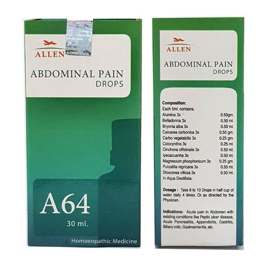 Allen A64 Abdominal Pain Drop - PUSHMYCART