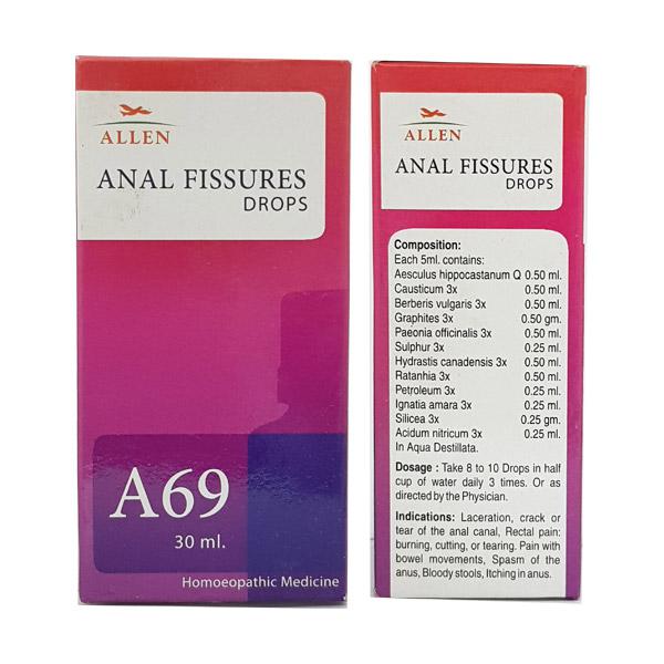 Allen A69 Anal Fissures Drop 30 ml