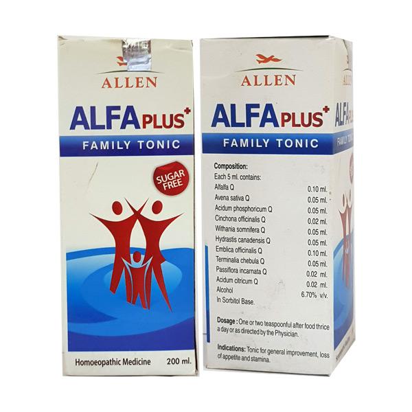 Allen Alfa Plus Sugar Free Family Tonic - PUSHMYCART