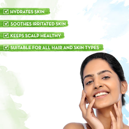 Mamaearth Aloe Vera Gel for Skin and Hair 300ml