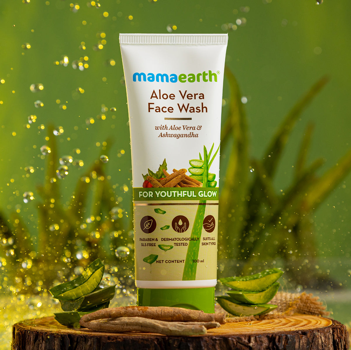Mamaearth Aloe Vera Face Wash For Youthful Glow