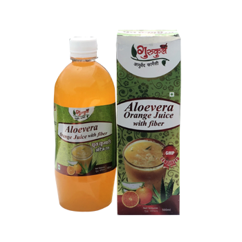 Gurukul Ayurved Pharmacy Aloe Vera Orange Juice