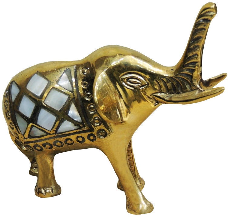 Brass Showpiece Elephant Seep Statue