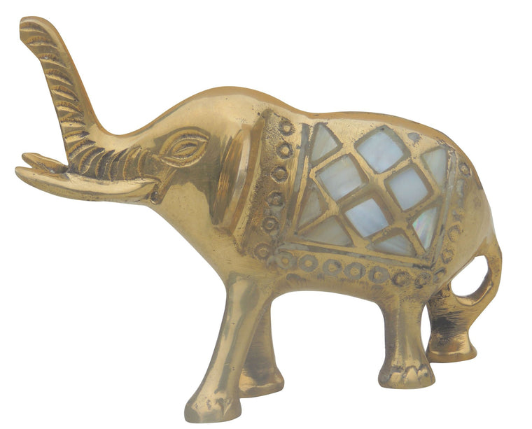 Brass Showpiece Elephant Seep Statue