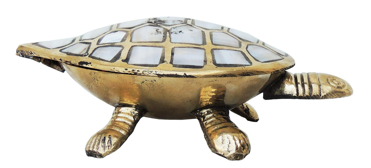 Brass Showpiece Tortoise | Kachua Statue