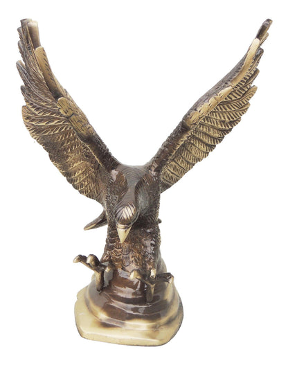 Brass Antique Showpiece Eagle Statue