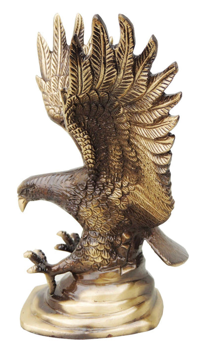 Brass Antique Showpiece Eagle Statue