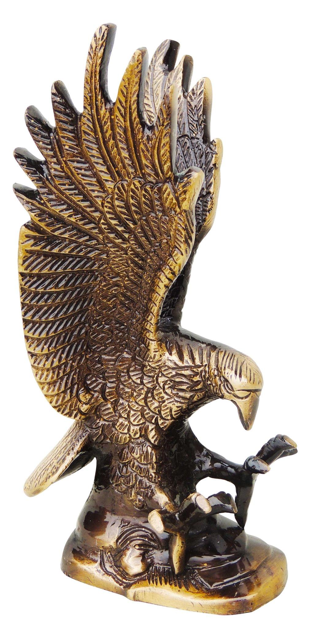 Brass Antique Showpiece Eagle Statue