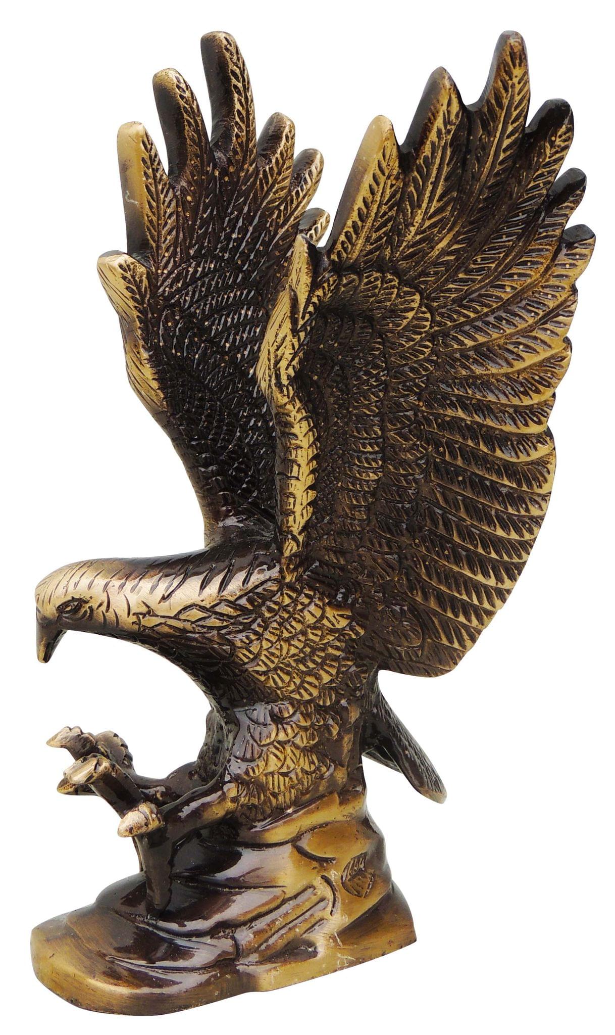 Brass Antique Showpiece Eagle Statue