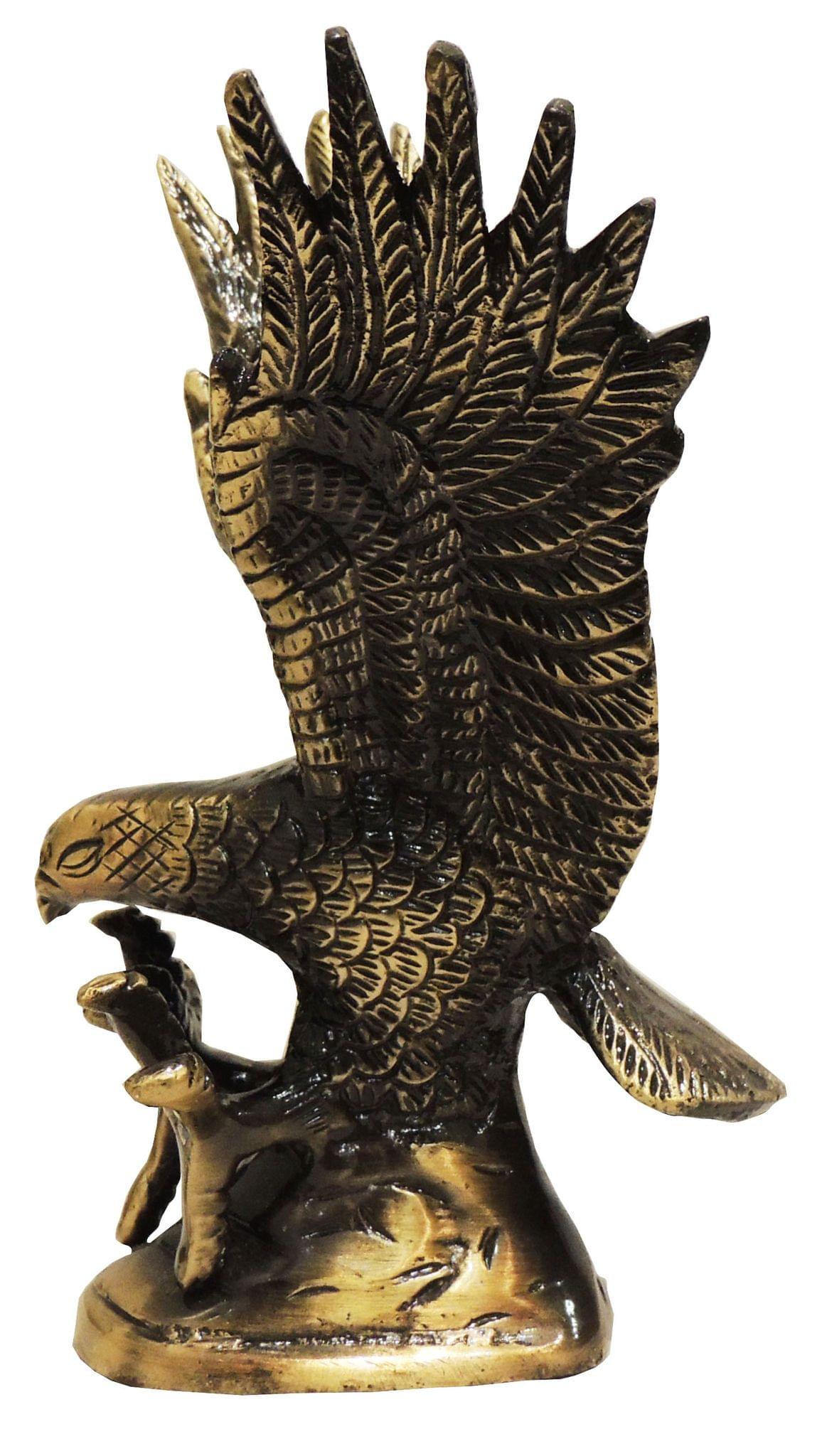 Brass Antique Showpiece Eagle Statue