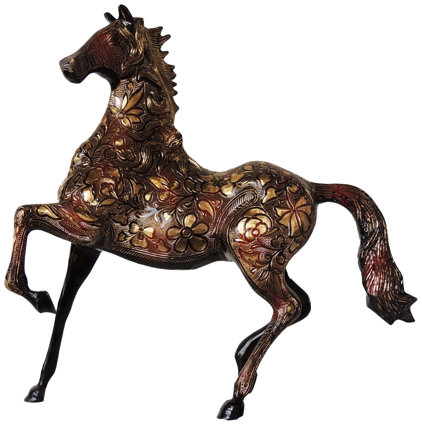 Brass Showpiece Small Horse Statue