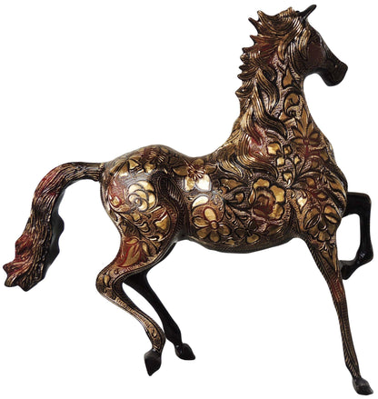 Brass Showpiece Small Horse Statue