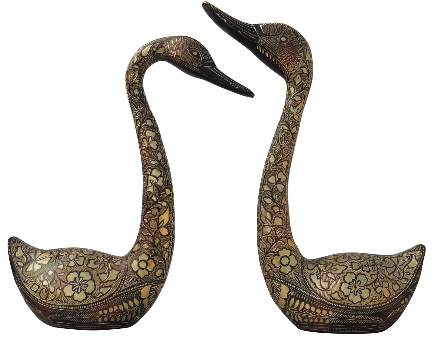 Brass Showpiece Duck Pair