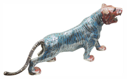 Brass Showpiece Tiger Statue