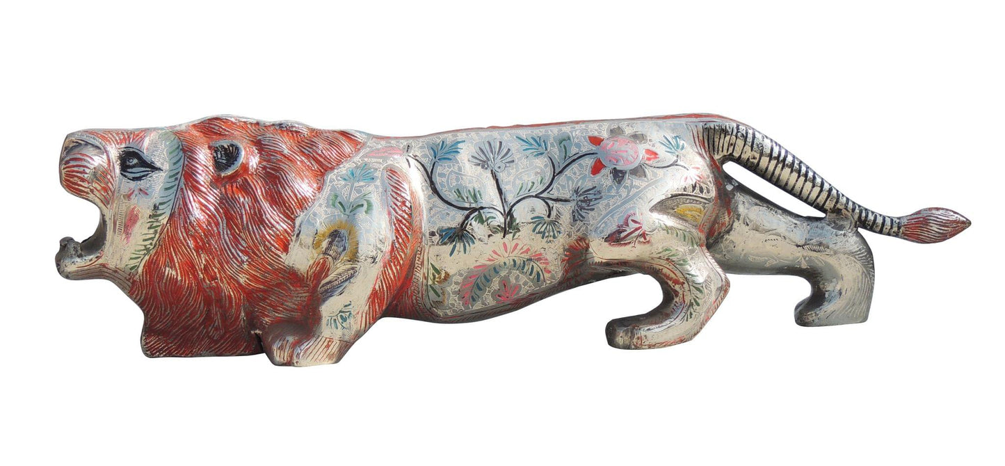 Brass Showpiece Lion