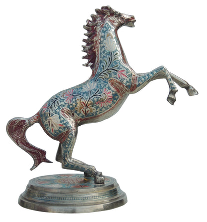 Brass Showpiece Horse Statue