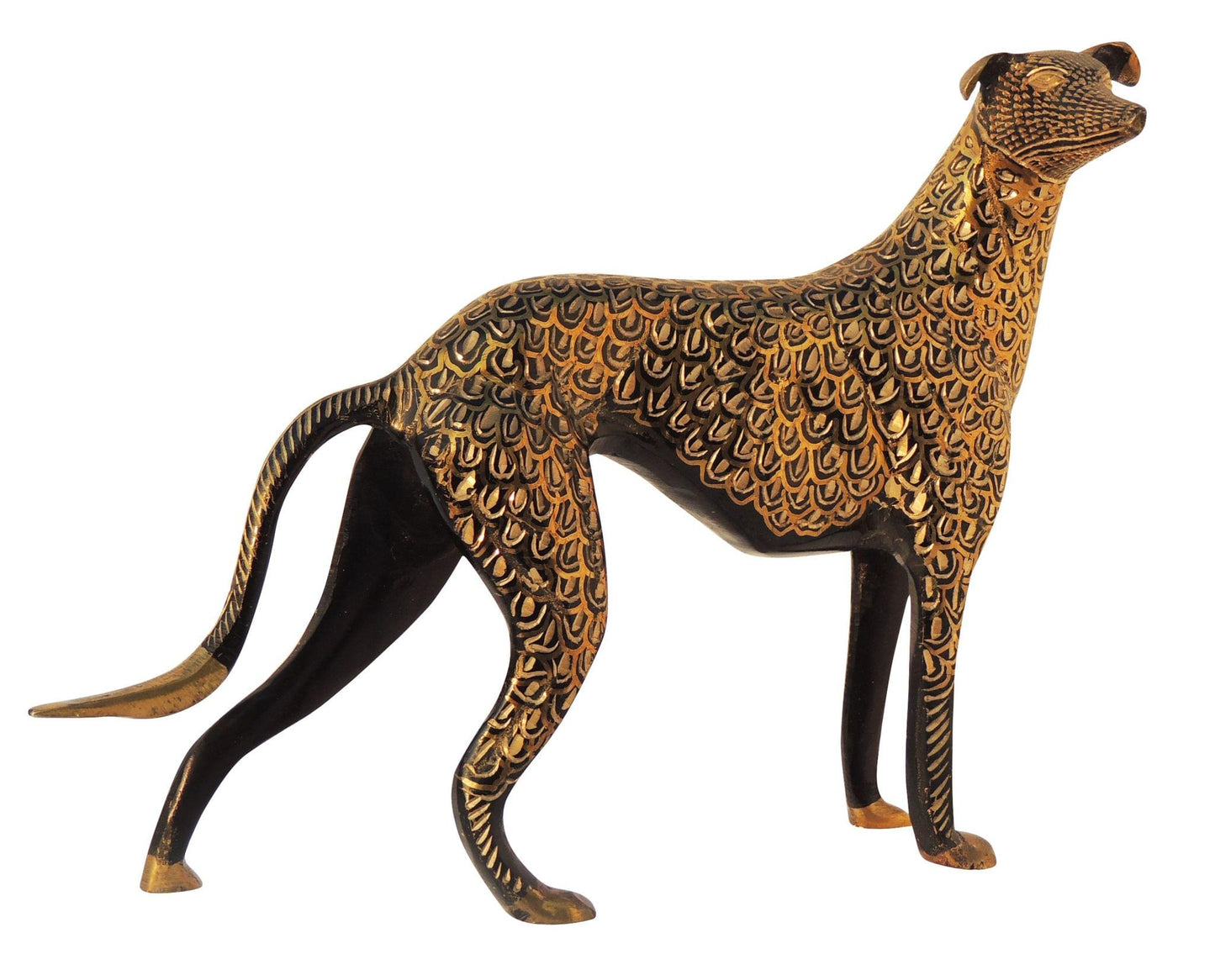 Brass Table Decor Showpiece Dog Statue