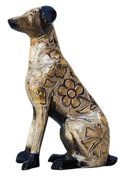 Brass Showpiece Dog Statue