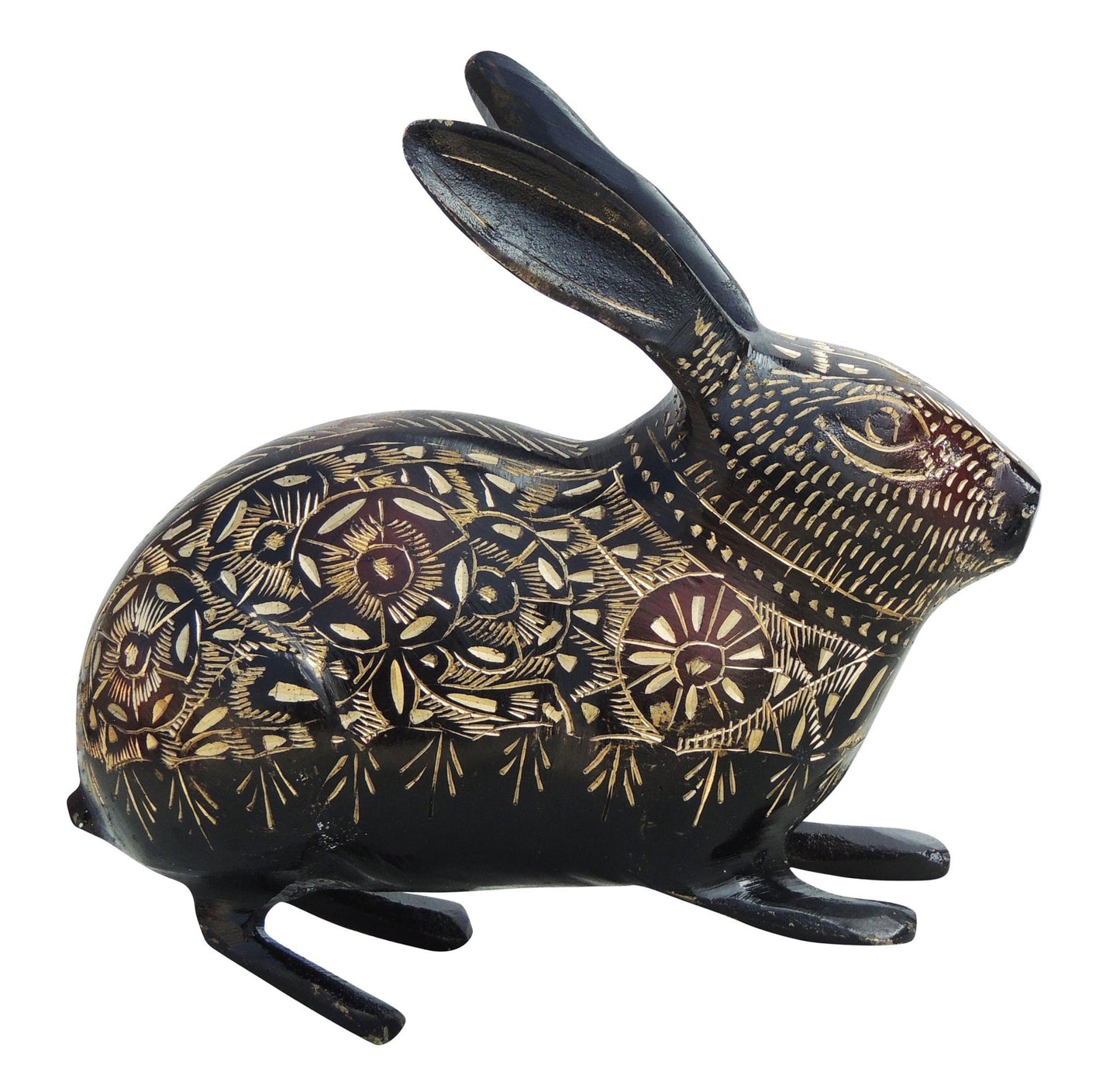 Brass Showpiece Rabbit Statue