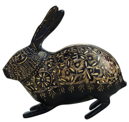 Brass Showpiece Rabbit Statue