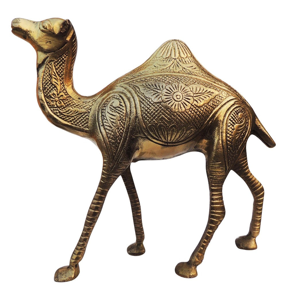 Brass Showpiece Camel Statue